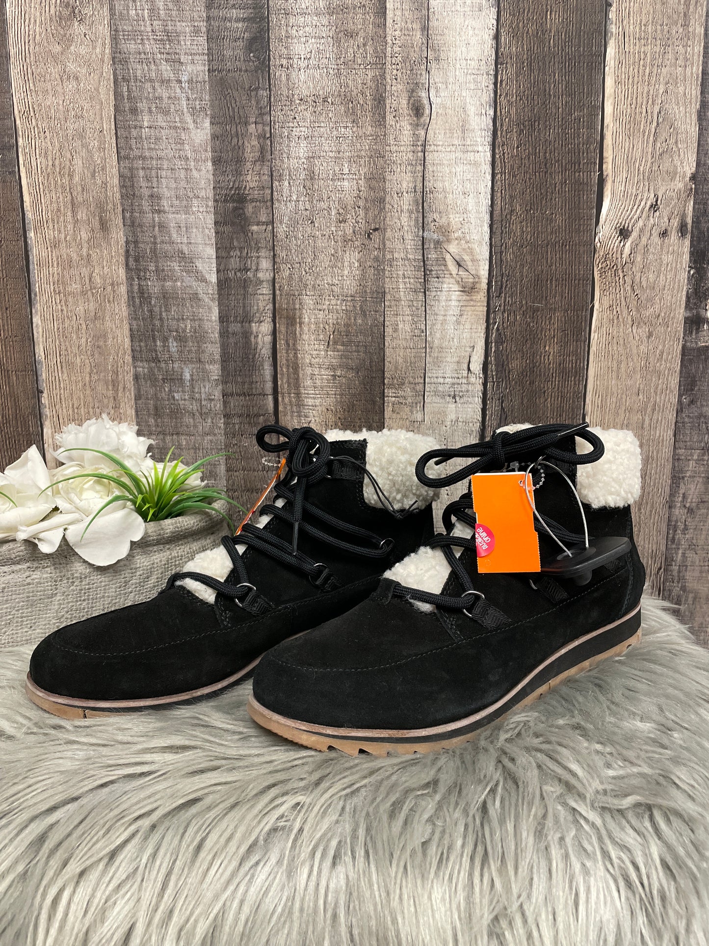 Boots Ankle Flats By Sorel In Black, Size: 10