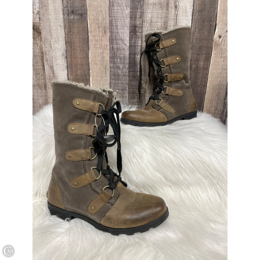 Boots Snow By Sorel In Brown, Size: 10