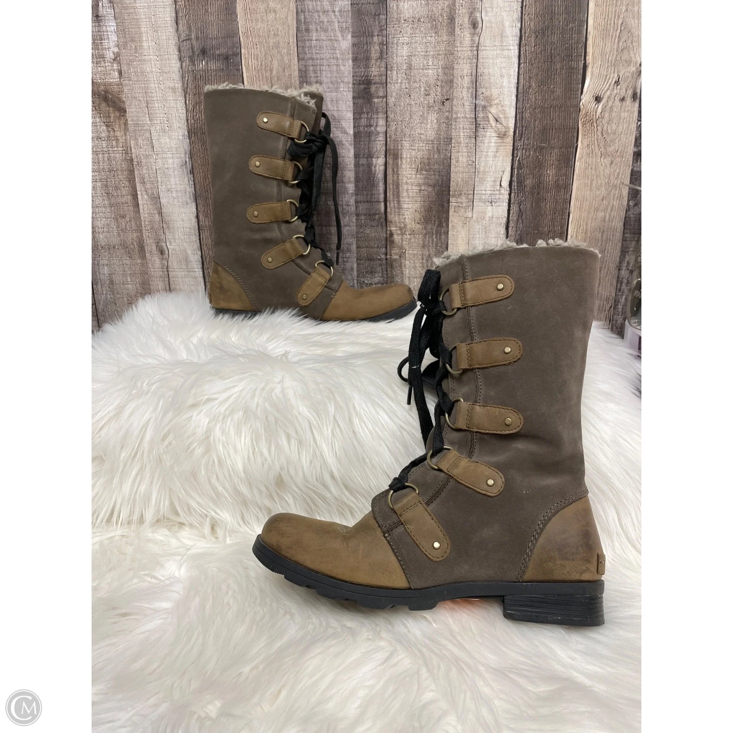 Boots Snow By Sorel In Brown, Size: 10