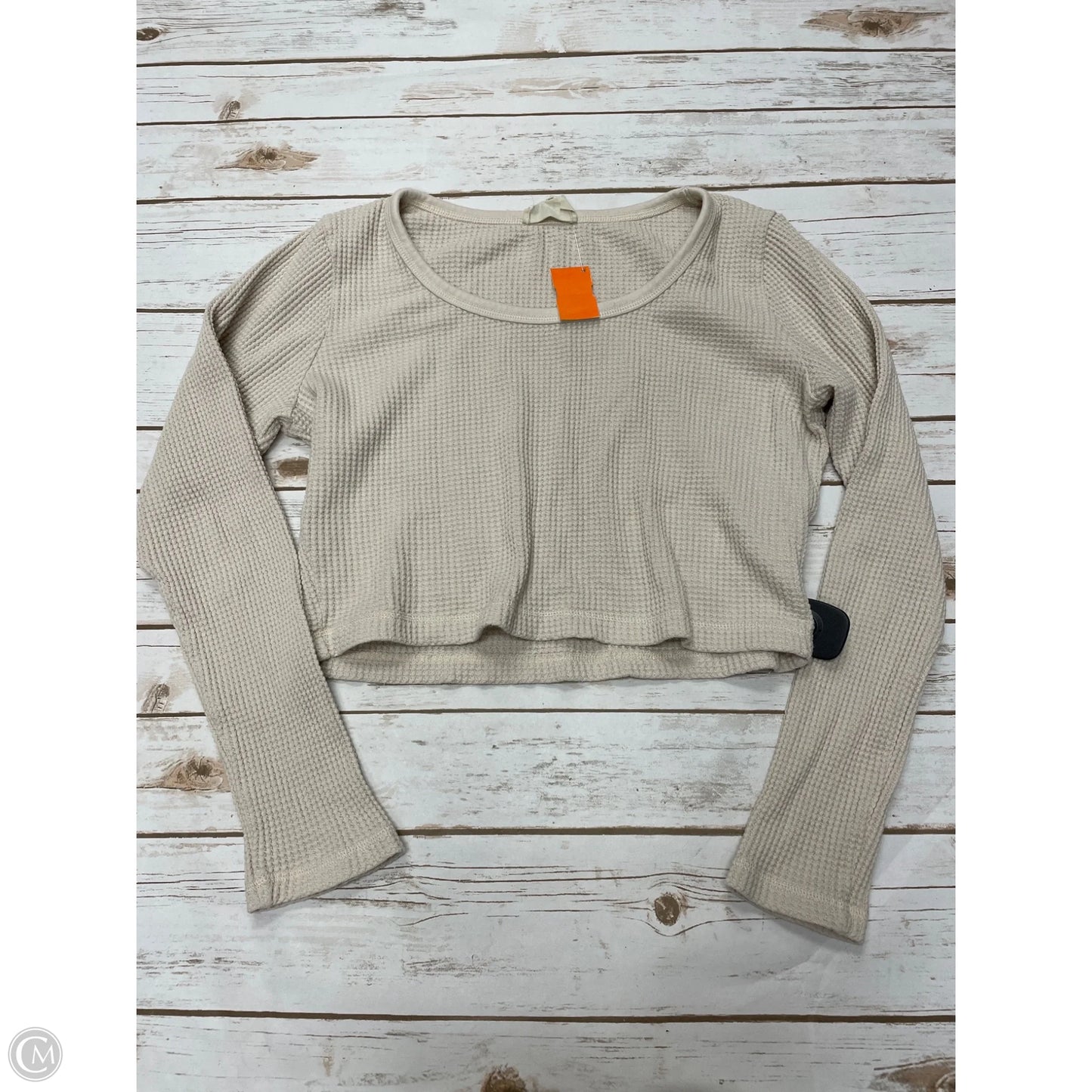 Top Long Sleeve By Madewell In Cream, Size: Xl