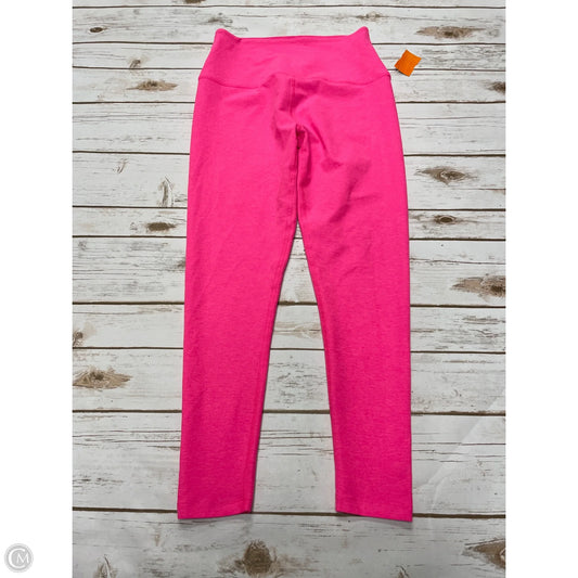 Athletic Leggings By Beyond Yoga In Pink, Size: L
