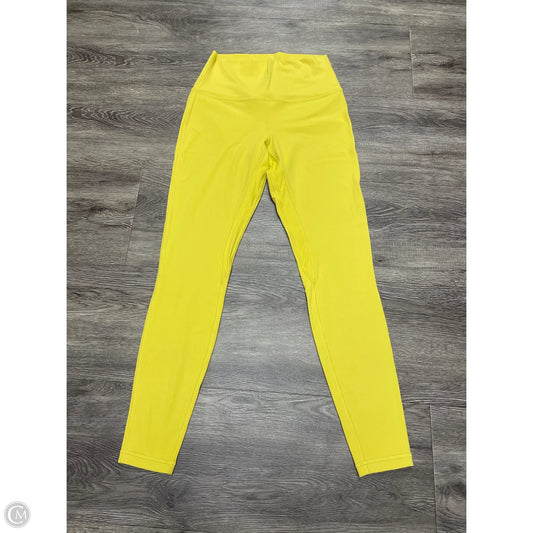 Athletic Leggings By Lululemon In Green, Size: 8