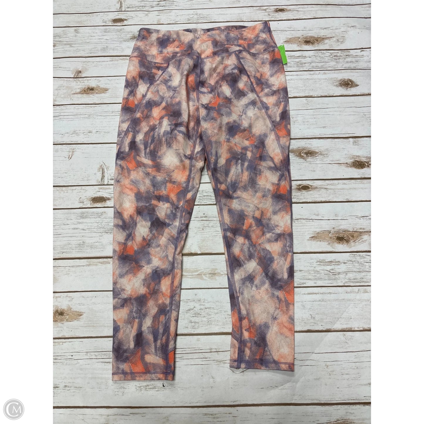 Athletic Leggings By Mta Pro In Multi-colored, Size: L