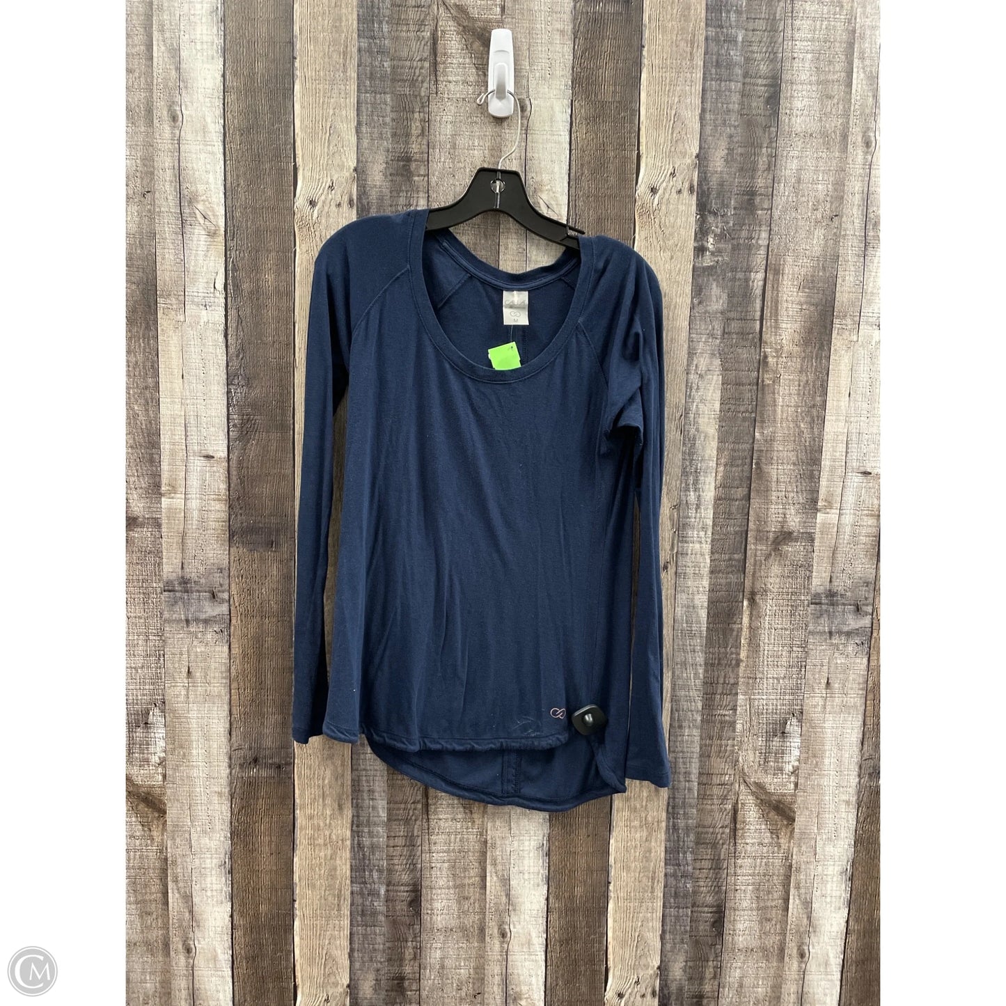 Athletic Top Long Sleeve Crewneck By Calia In Navy, Size: M