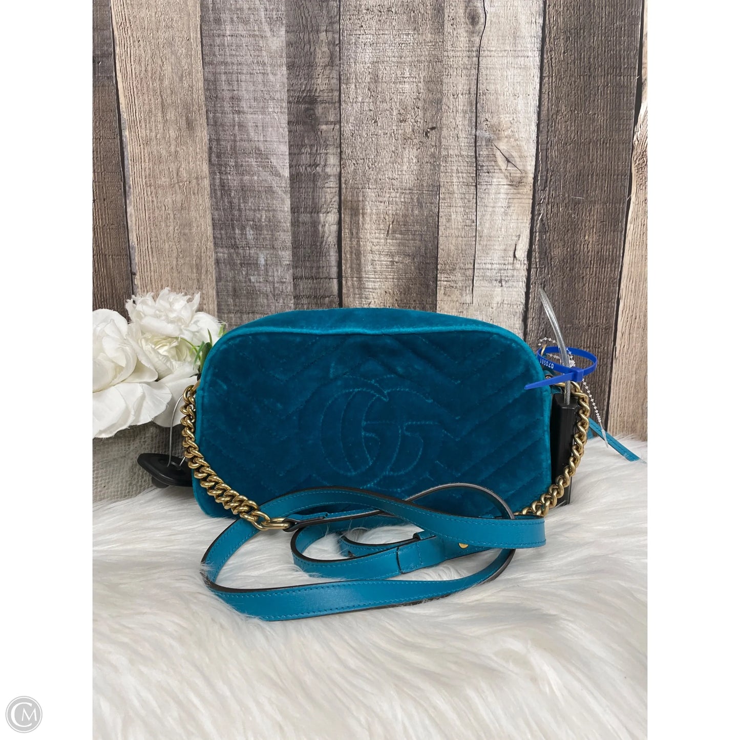 Crossbody Luxury Designer By Gucci, Size: Medium