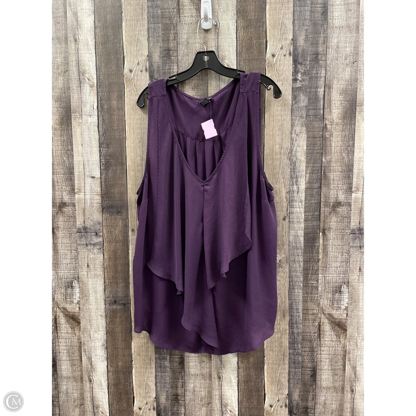Top Sleeveless By Torrid In Purple, Size: 3x