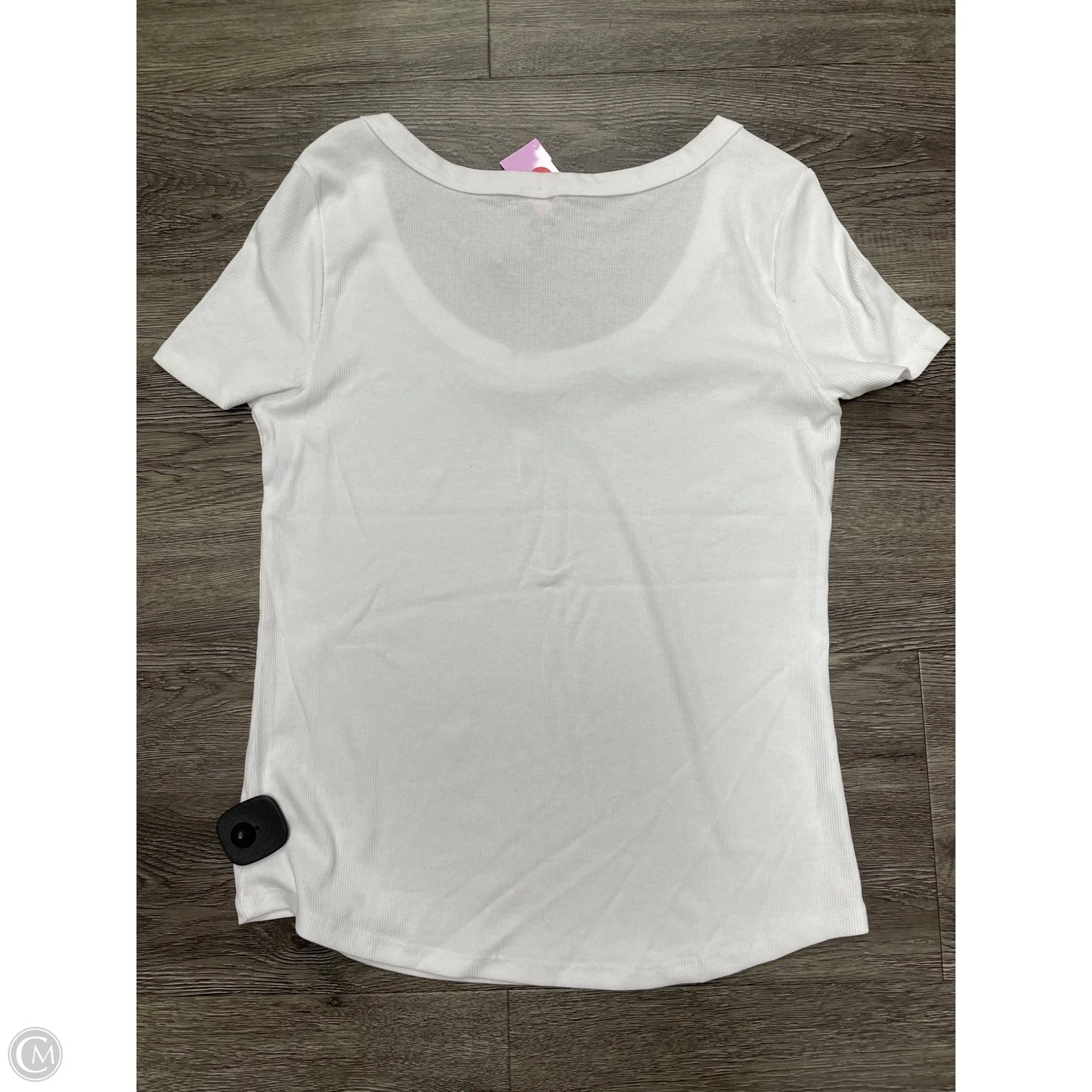 Top Short Sleeve By Falls Creek In White, Size: M
