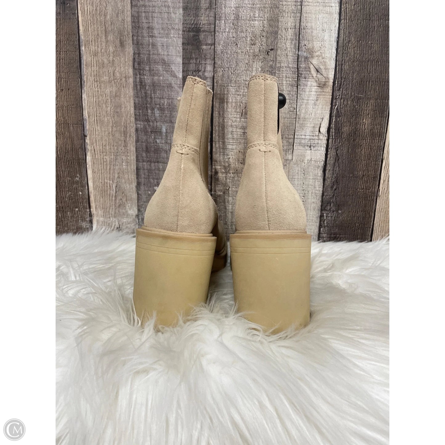 Boots Ankle Heels By Dolce Vita In Tan, Size: 8