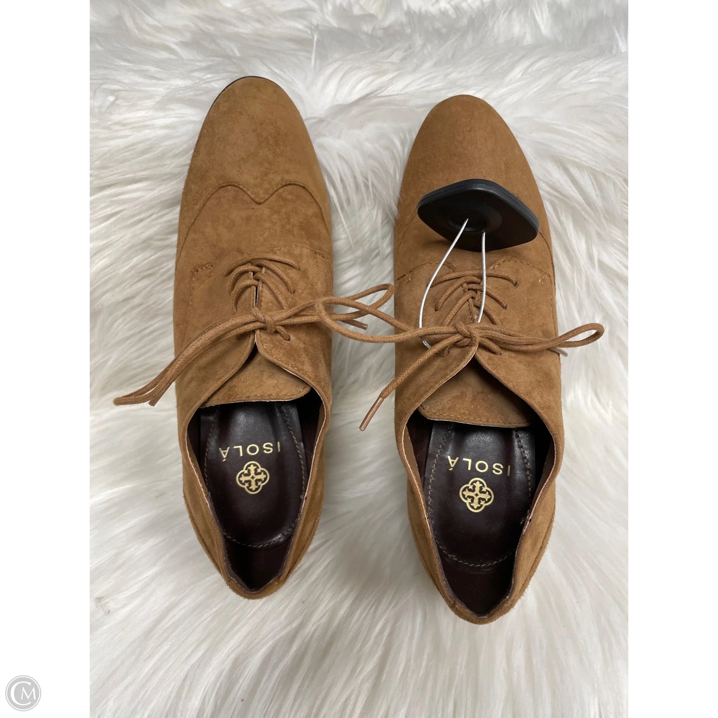 Shoes Heels Block By Isola In Brown, Size: 6.5