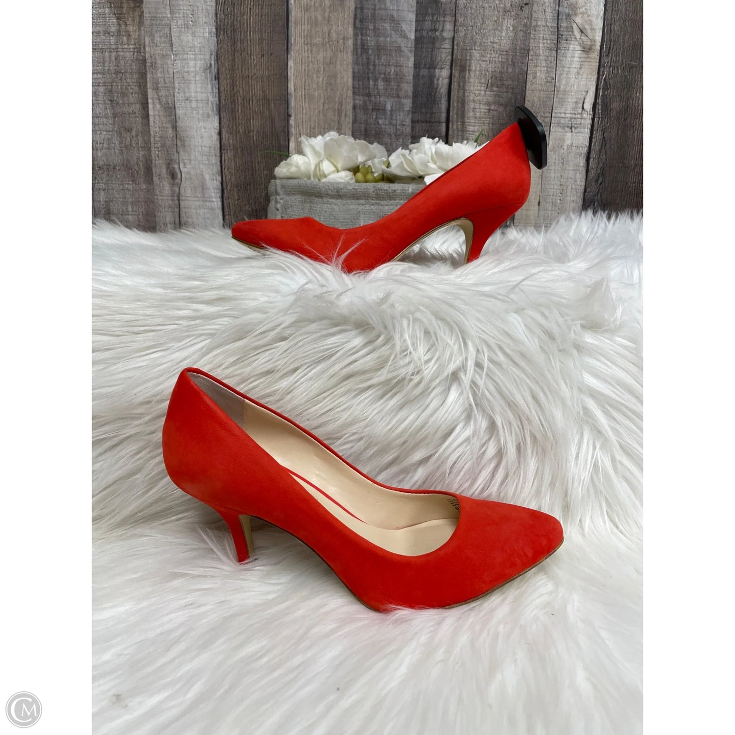 Shoes Heels Stiletto By International Concepts In Orange, Size: 6.5