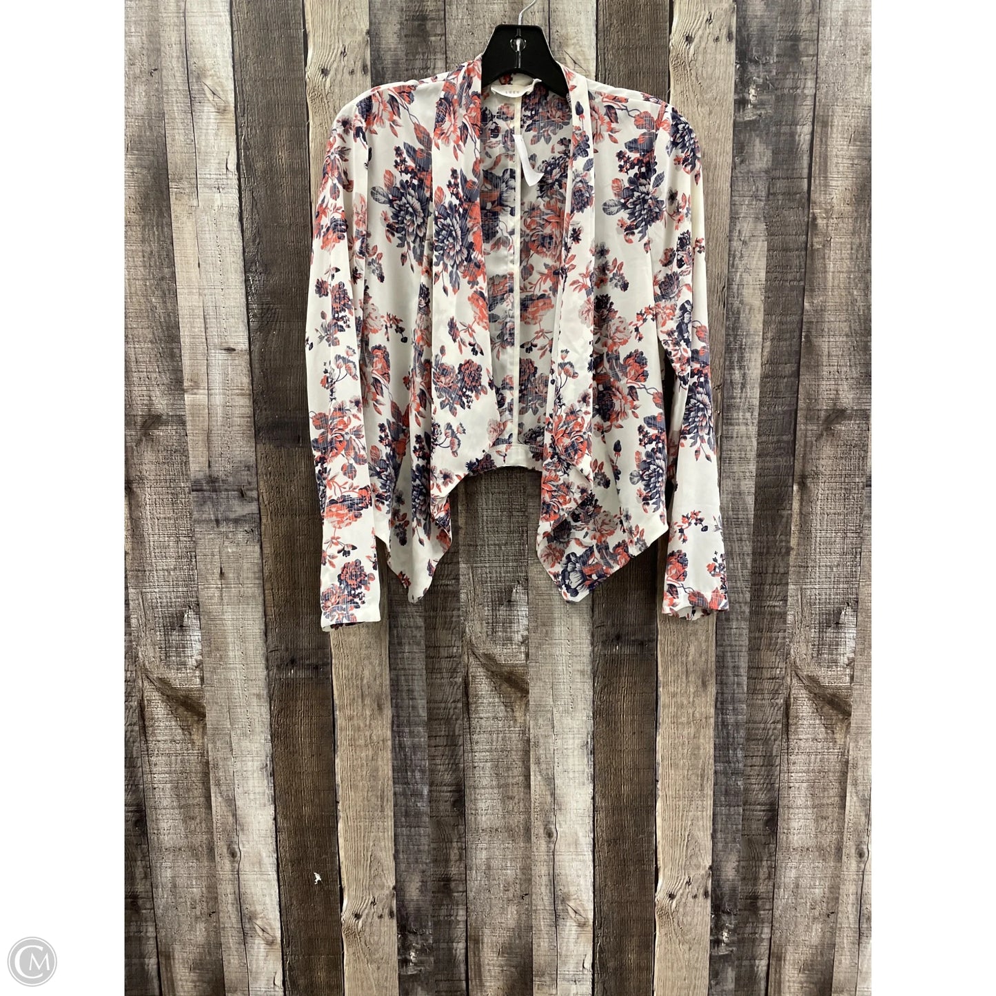 Cardigan By Lush In Floral Print, Size: Xs