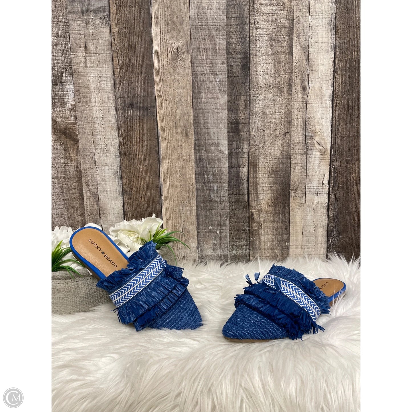 Shoes Flats By Lucky Brand In Blue, Size: 6.5