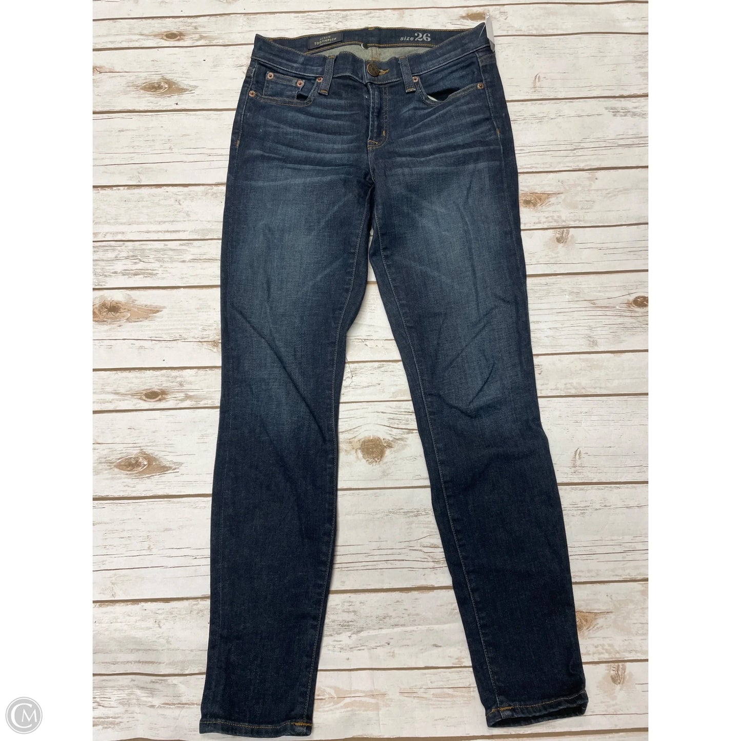 Jeans Skinny By J. Crew In Blue Denim, Size: 2