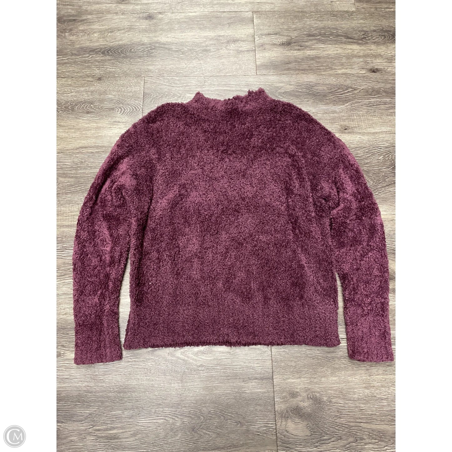Sweater By Ann Taylor In Purple, Size: L