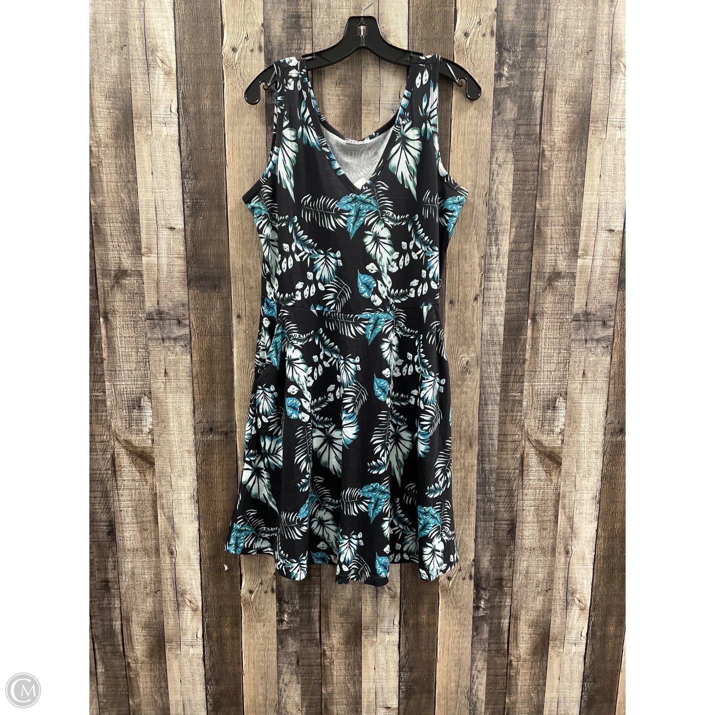 Dress Casual Short By Cme In Floral Print, Size: L