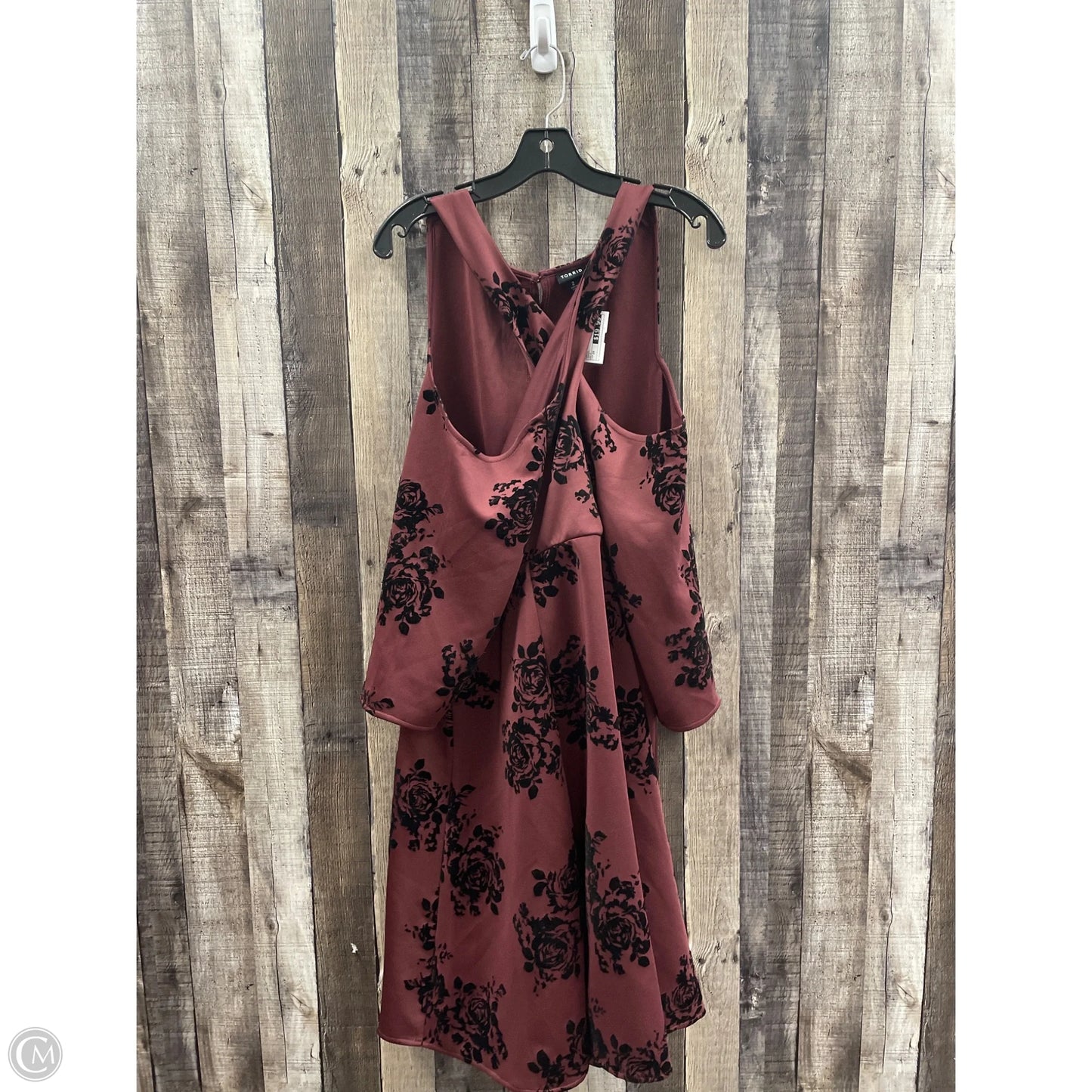 Dress Party Short By Torrid In Maroon, Size: 2x
