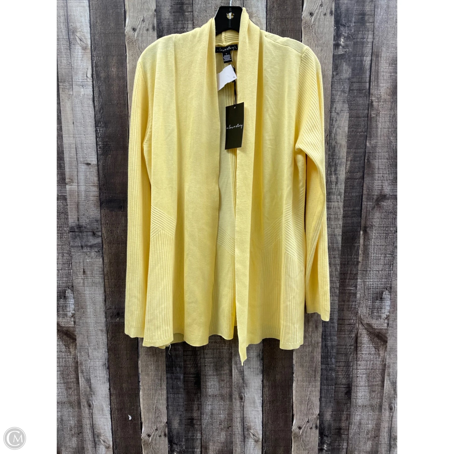 Cardigan By Cme In Yellow, Size: L