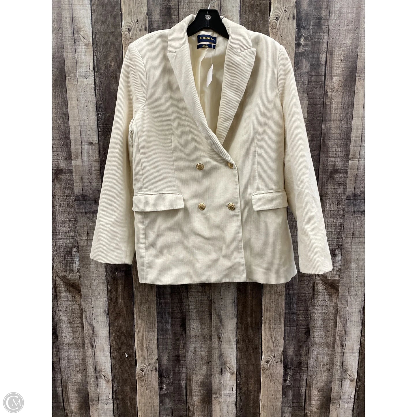 Blazer By Cme In Cream, Size: L