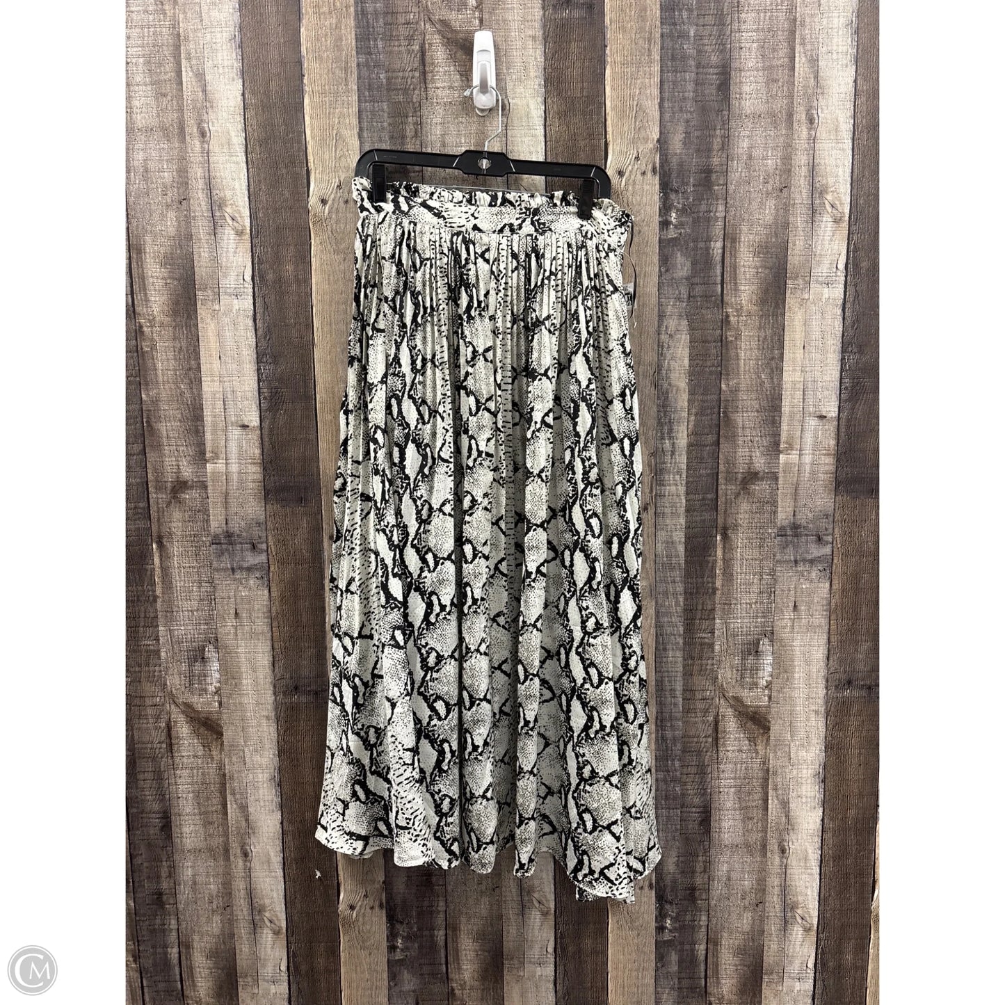 Skirt Maxi By Promesa In Snakeskin Print, Size: L