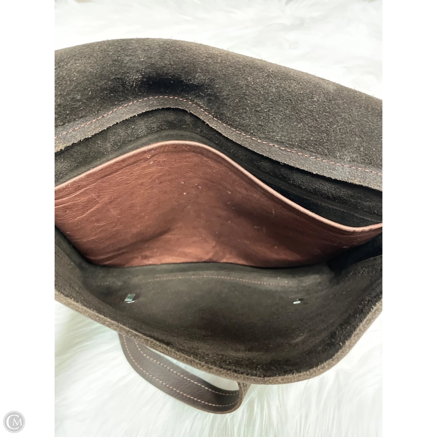 Crossbody Leather By Cme, Size: Medium