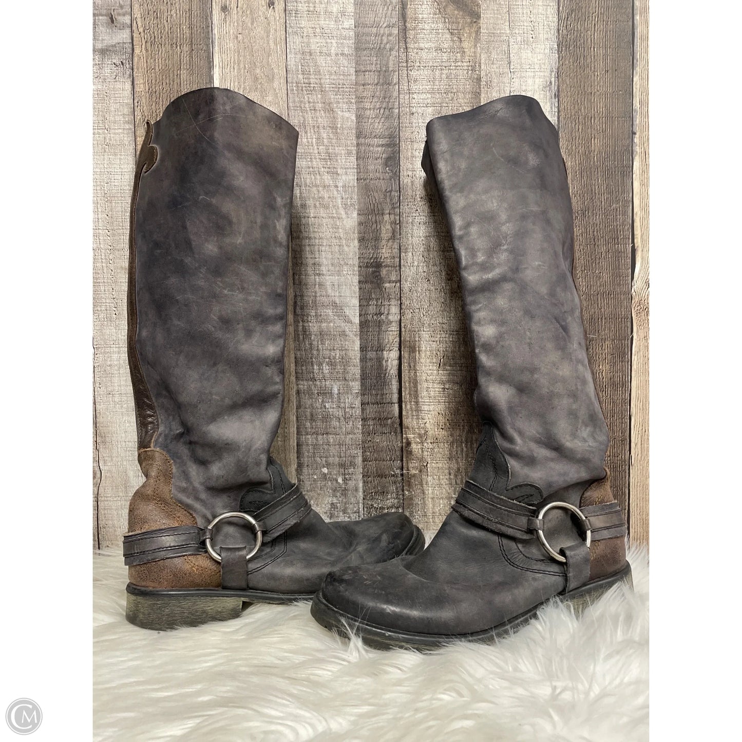 Boots Knee Flats By Steve Madden In Brown, Size: 10