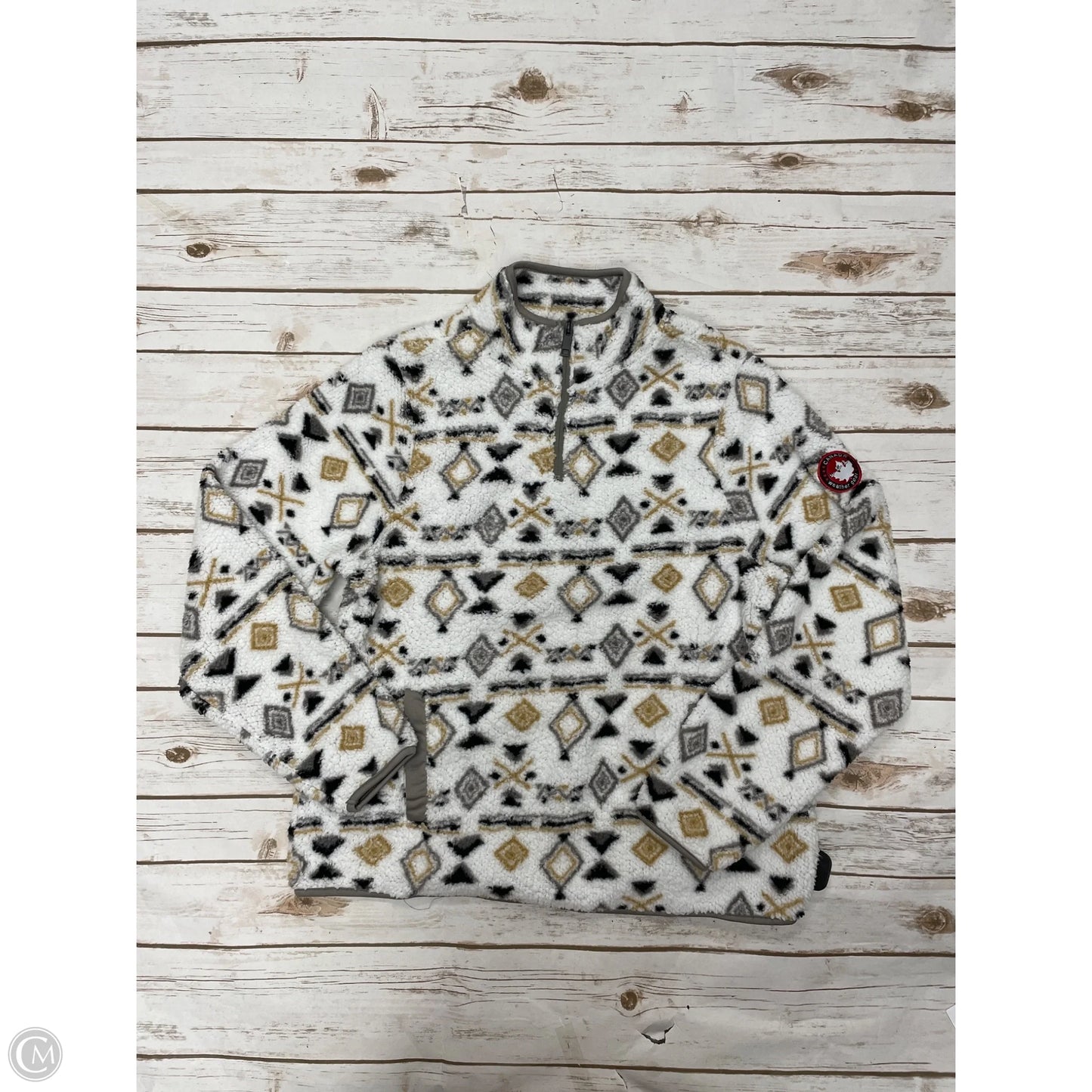 Jacket Fleece By Cme In Multi-colored, Size: L