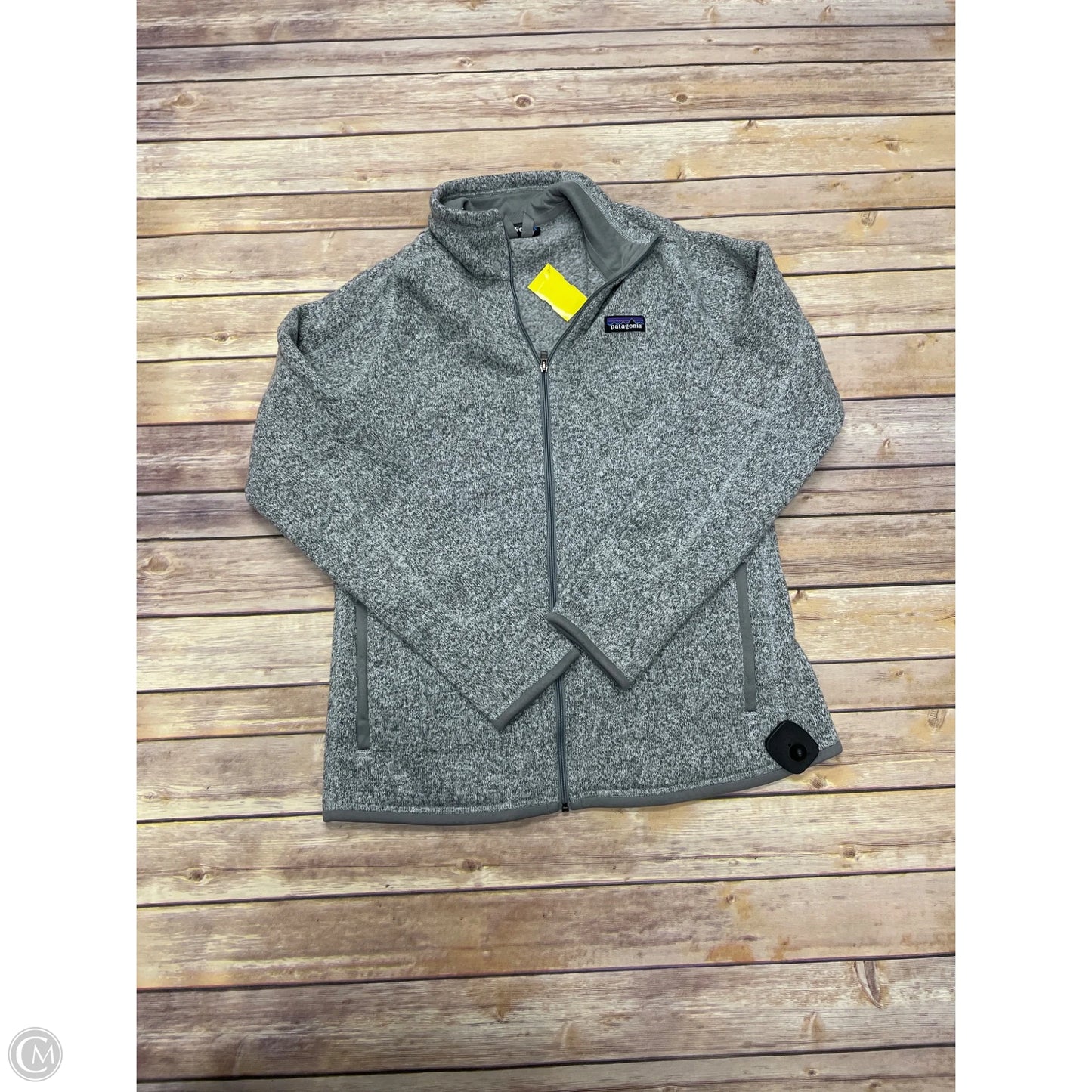 Jacket Fleece By Patagonia In Grey, Size: L