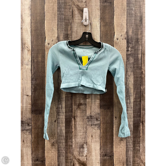 Top Long Sleeve By Out From Under In Blue, Size: Xs