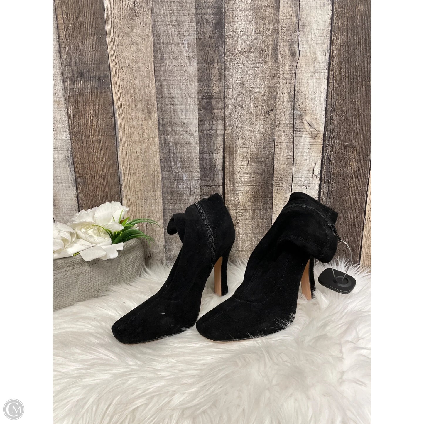 Boots Ankle Heels By Cme In Black, Size: 6