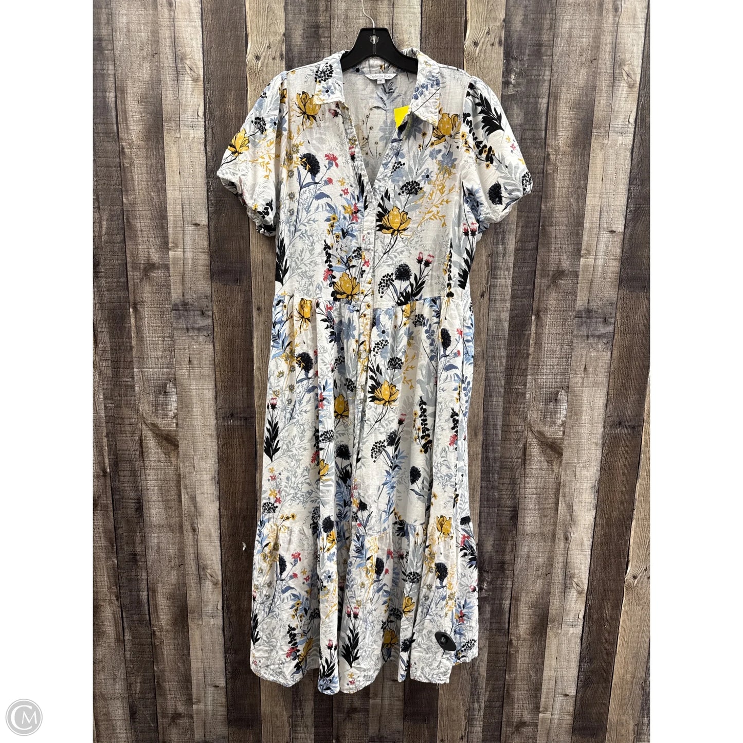 Dress Casual Maxi By Ophelia Roe In Floral Print, Size: Xl