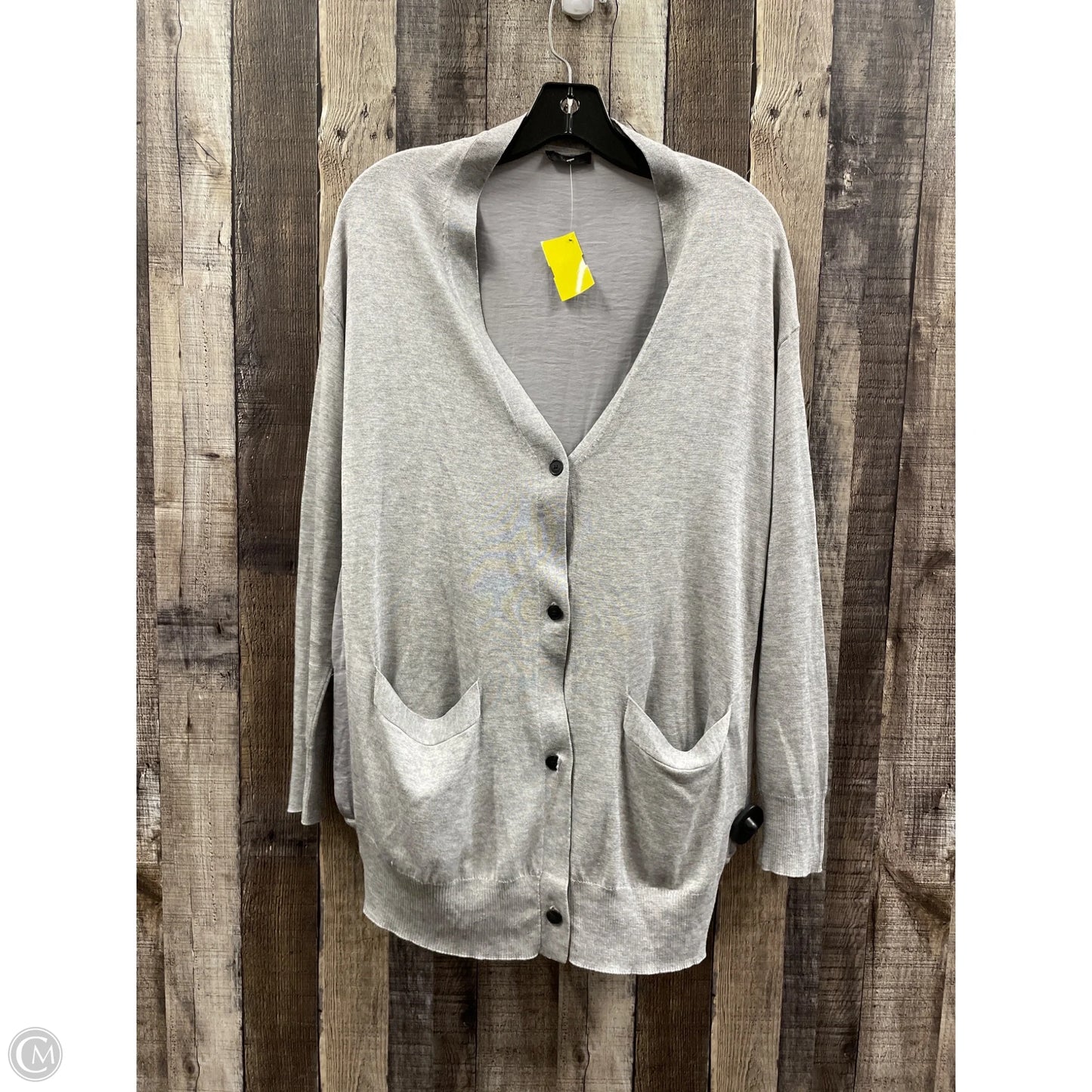 Cardigan By Atm In Grey, Size: Xs
