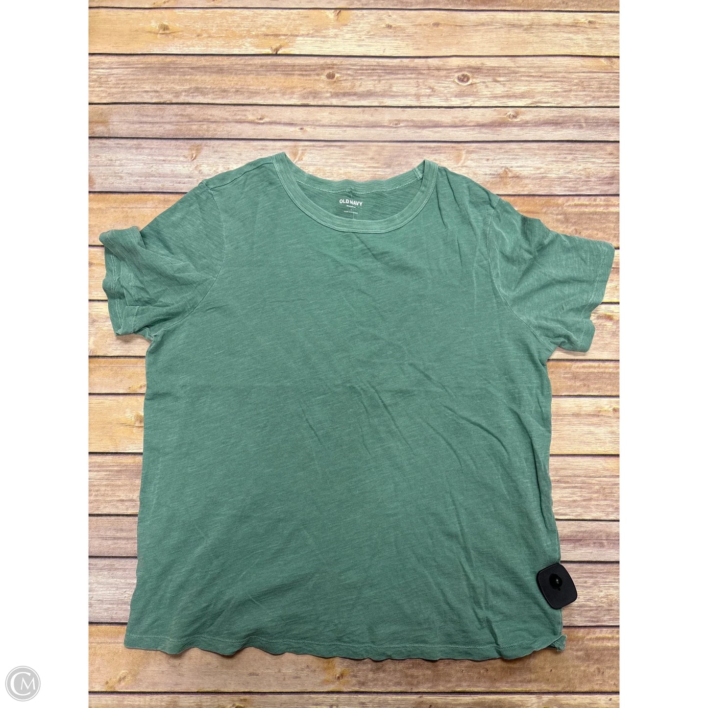 Top Short Sleeve Basic By Old Navy In Green, Size: L