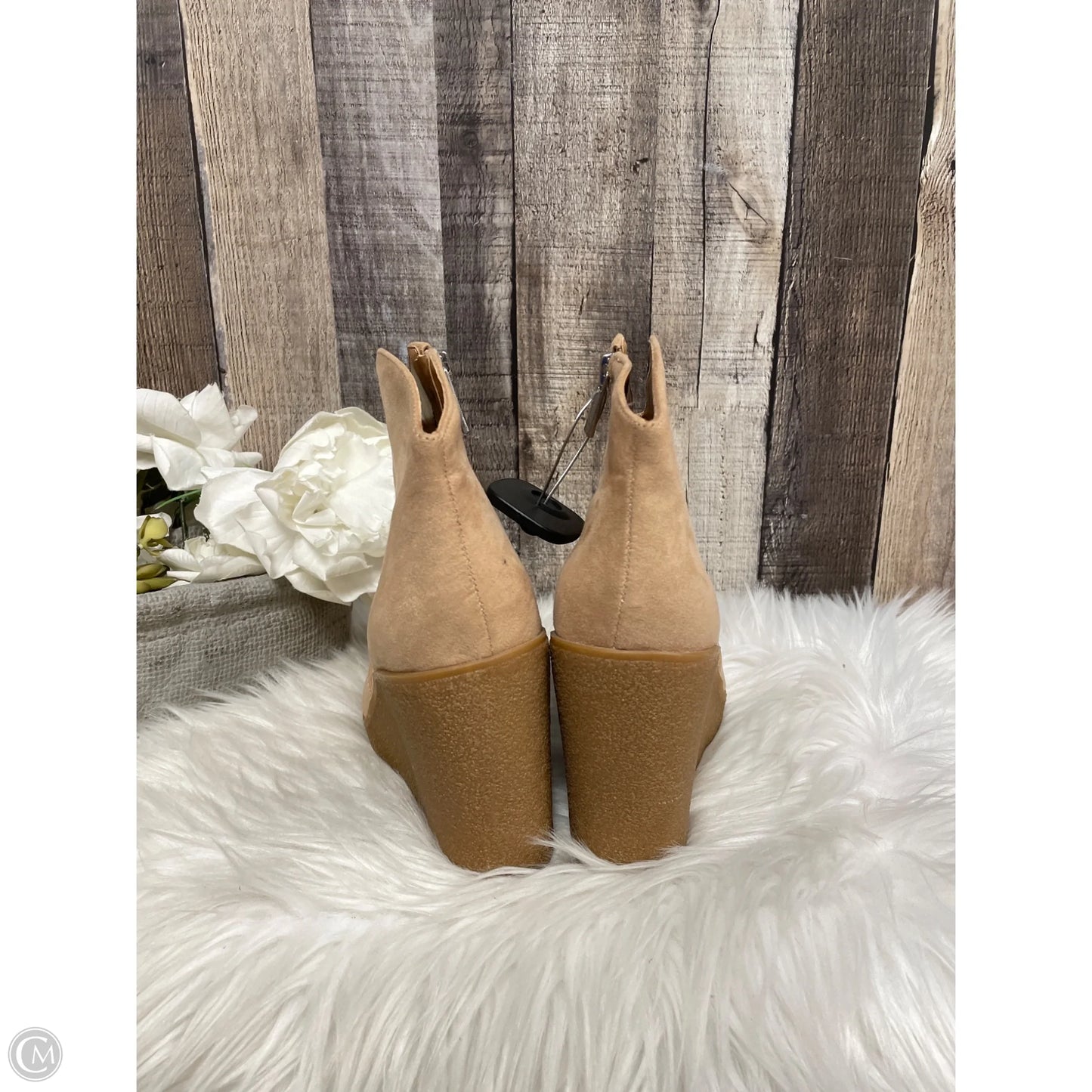 Boots Ankle Heels By Jessica Simpson In Tan, Size: 7
