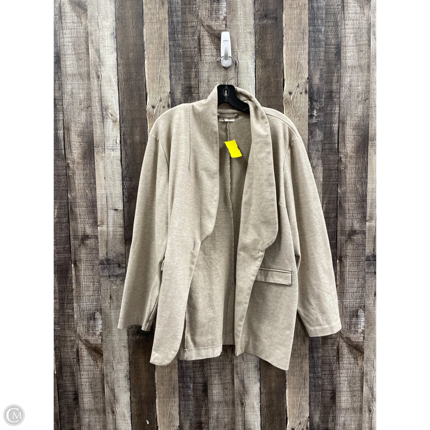 Blazer By Maurices In Tan, Size: 2x