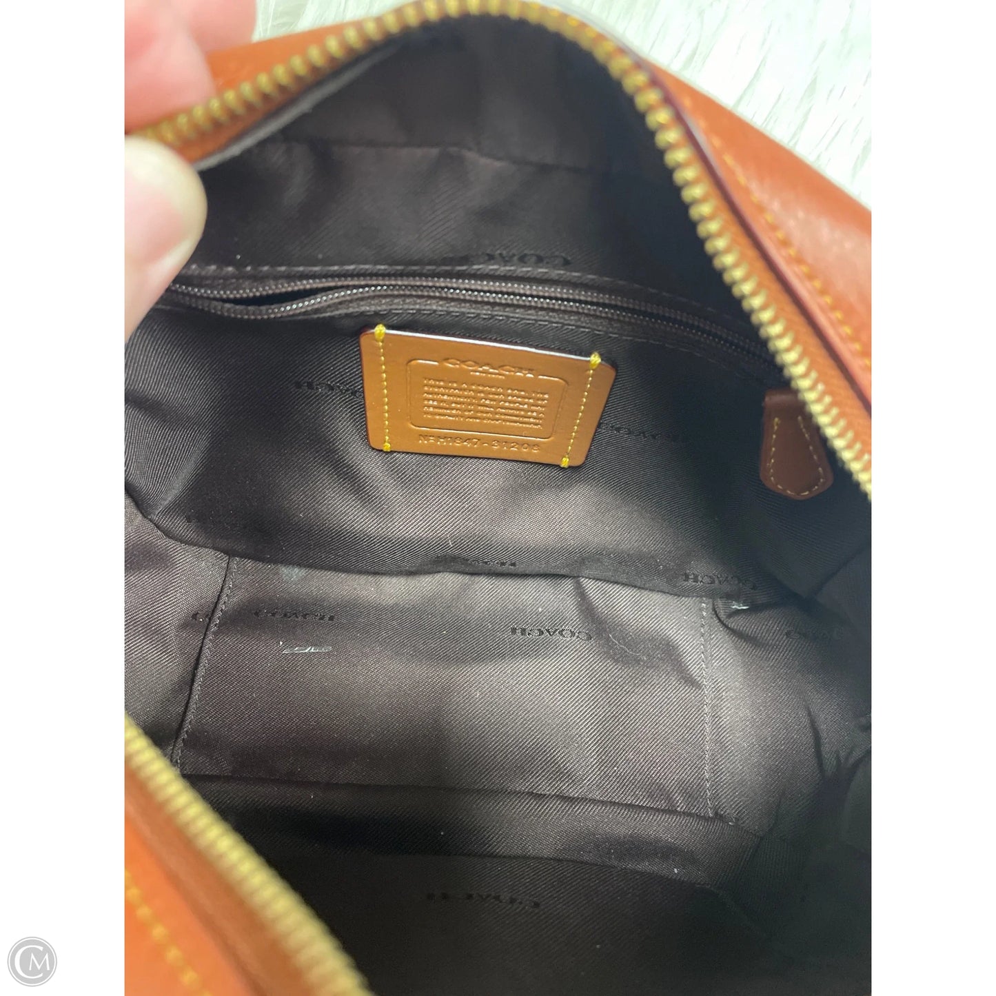 Crossbody Designer By Coach, Size: Medium