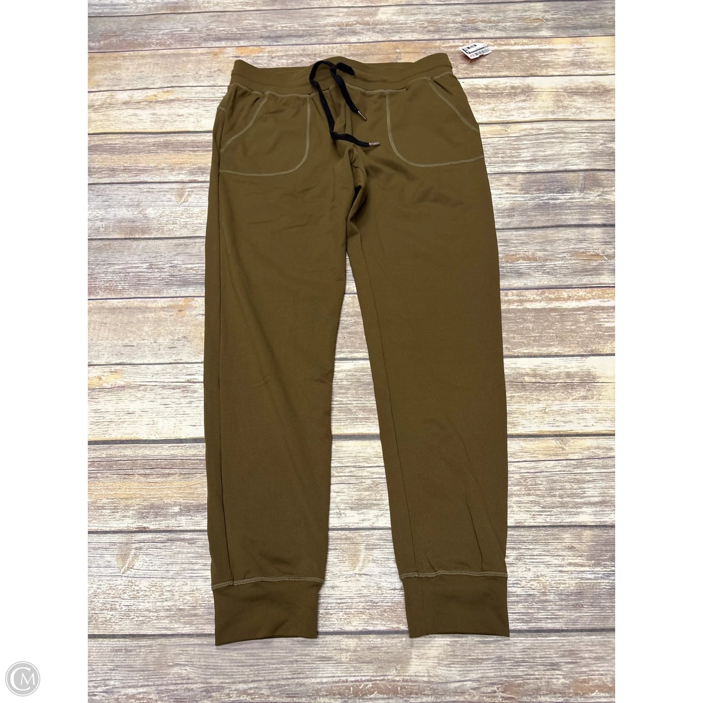 Athletic Leggings By Zyia In Green, Size: L