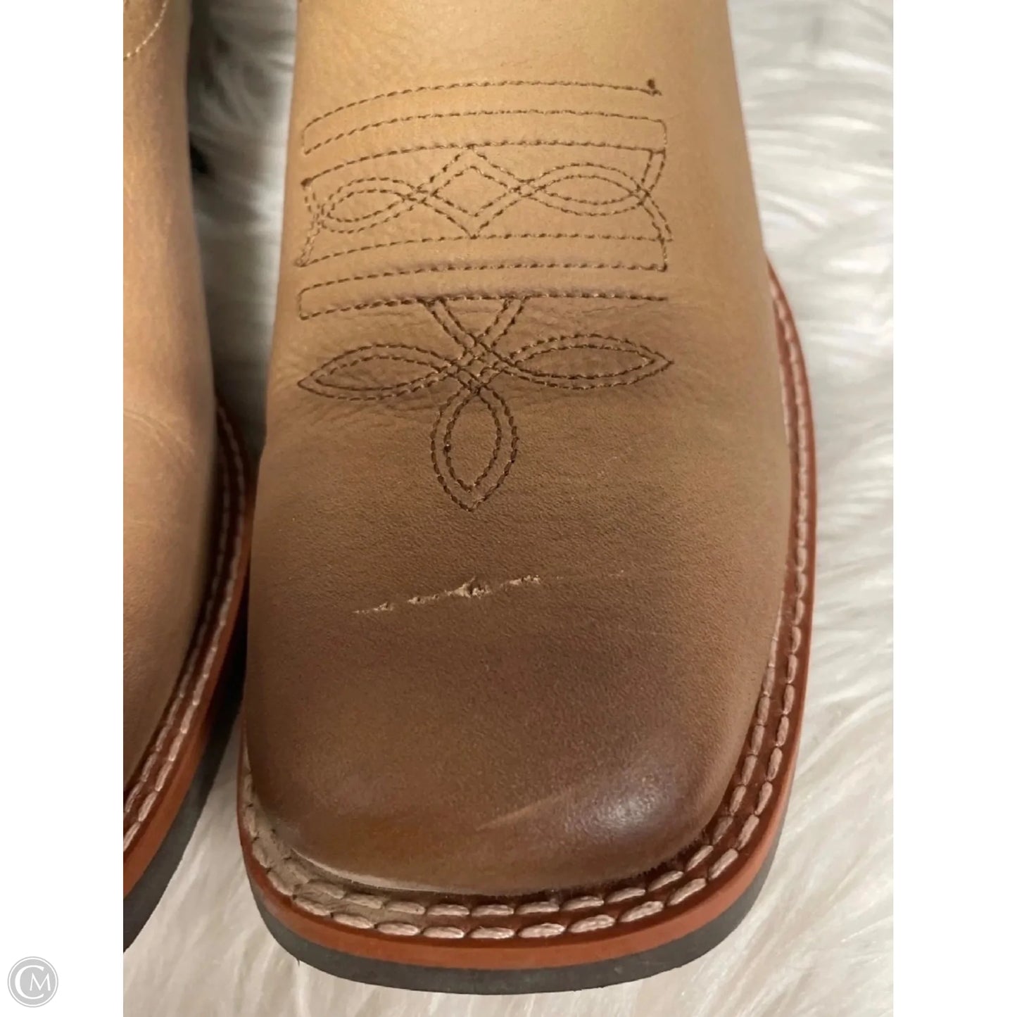 Boots Ankle Flats By Cme In Brown, Size: 5