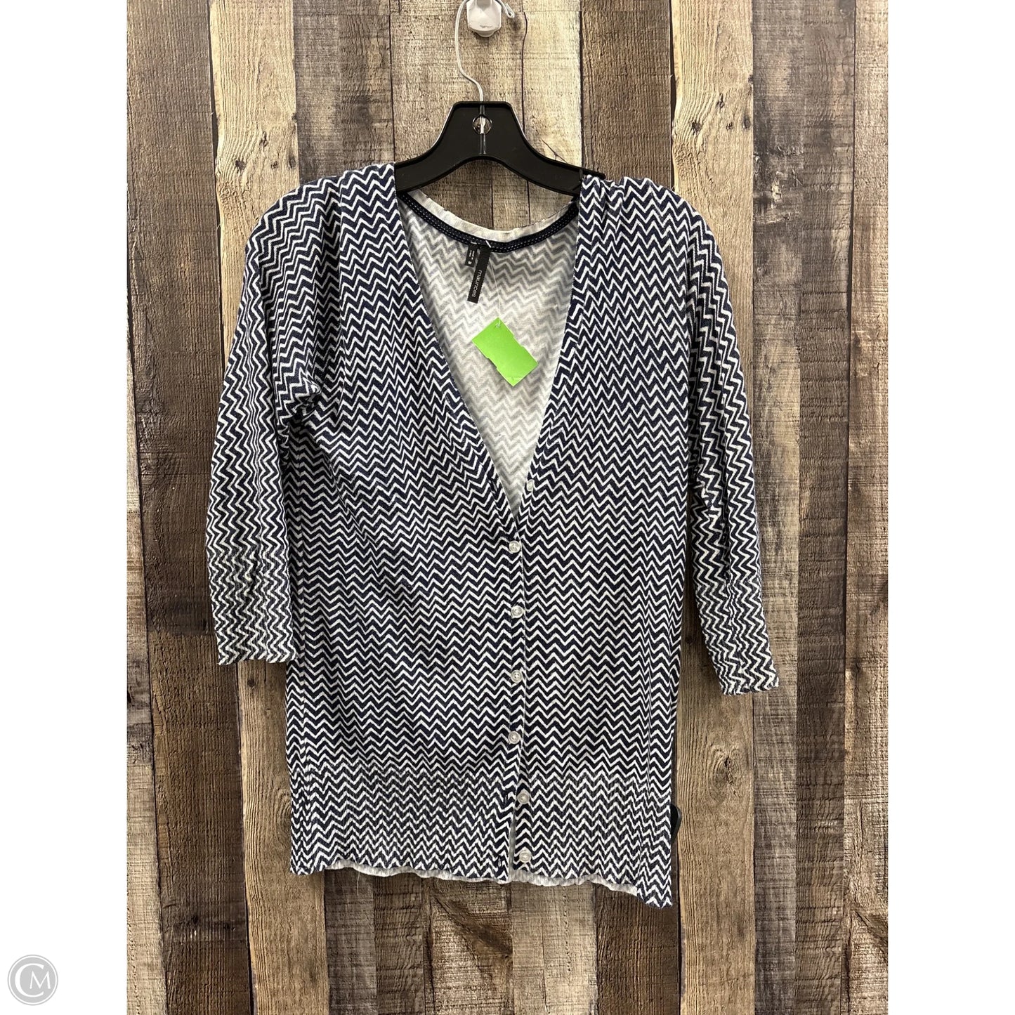 Cardigan By Maurices In Blue & White, Size: M