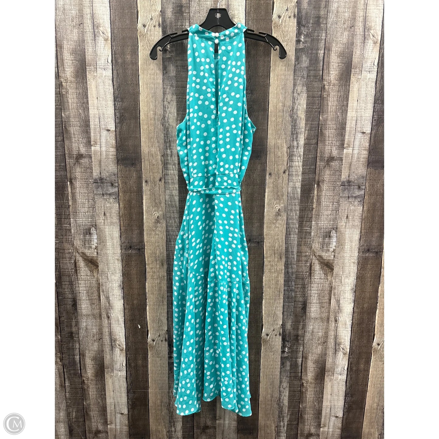 Dress Casual Maxi By Sandra Darren In Polkadot Pattern, Size: L