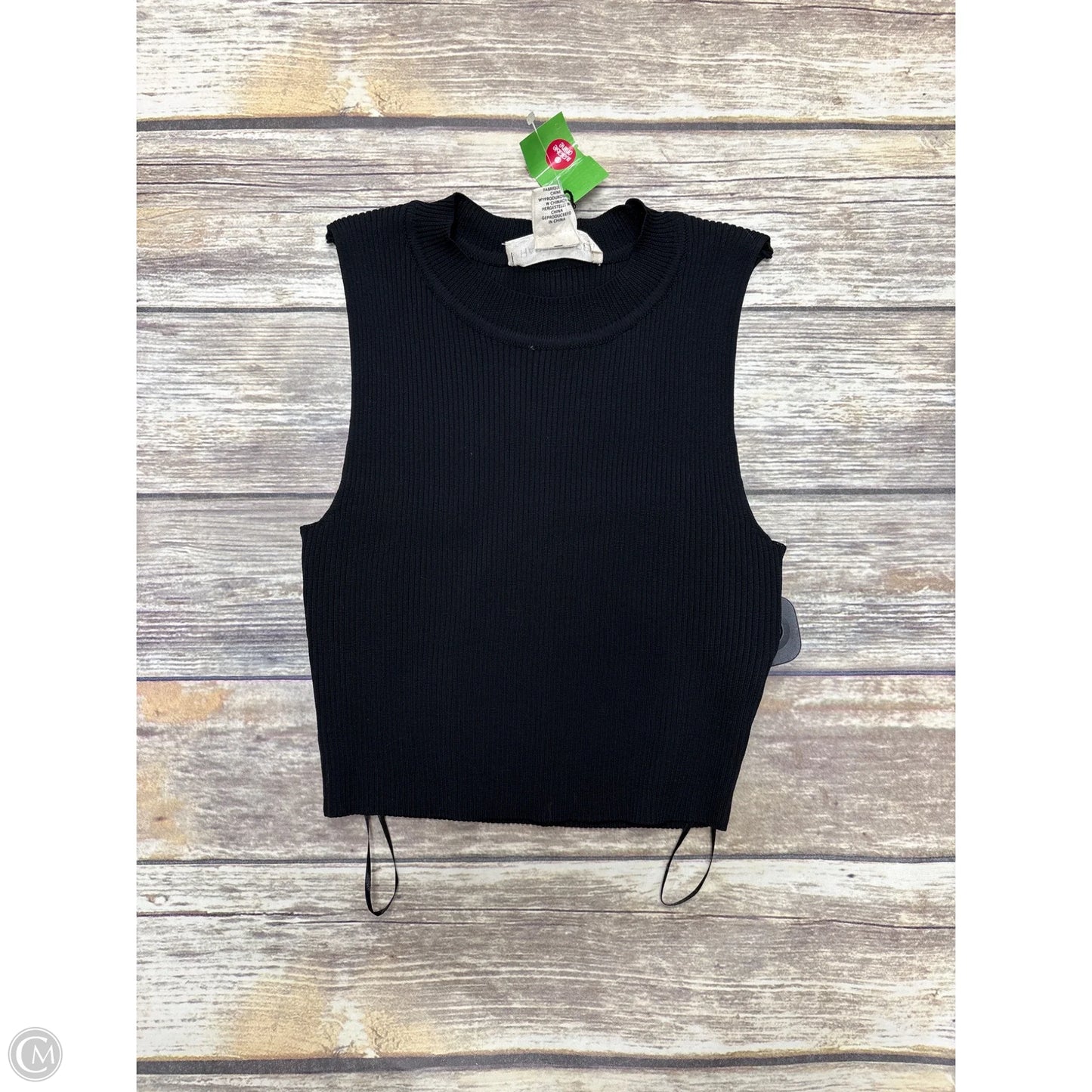Top Sleeveless By Happily Grey In Black, Size: S