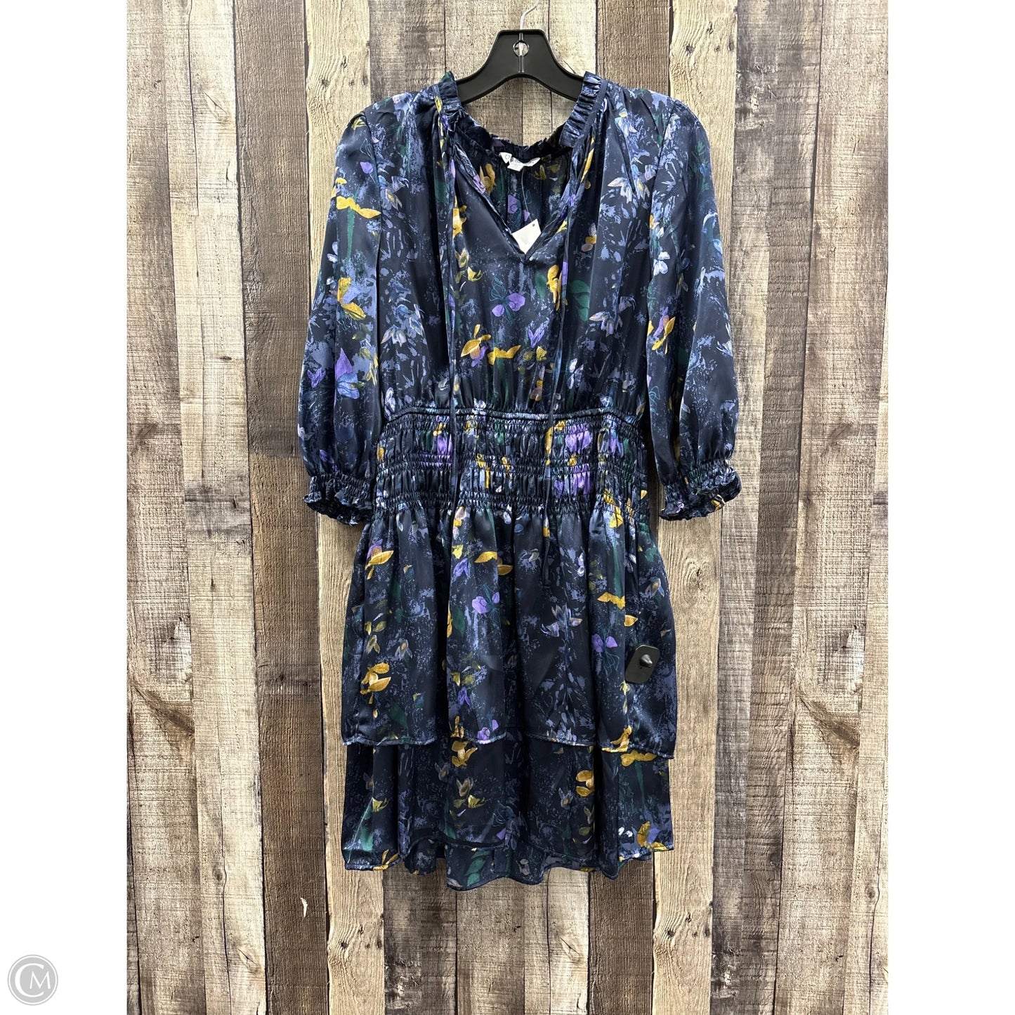 Dress Casual Short By Ophelia Roe In Floral Print, Size: M