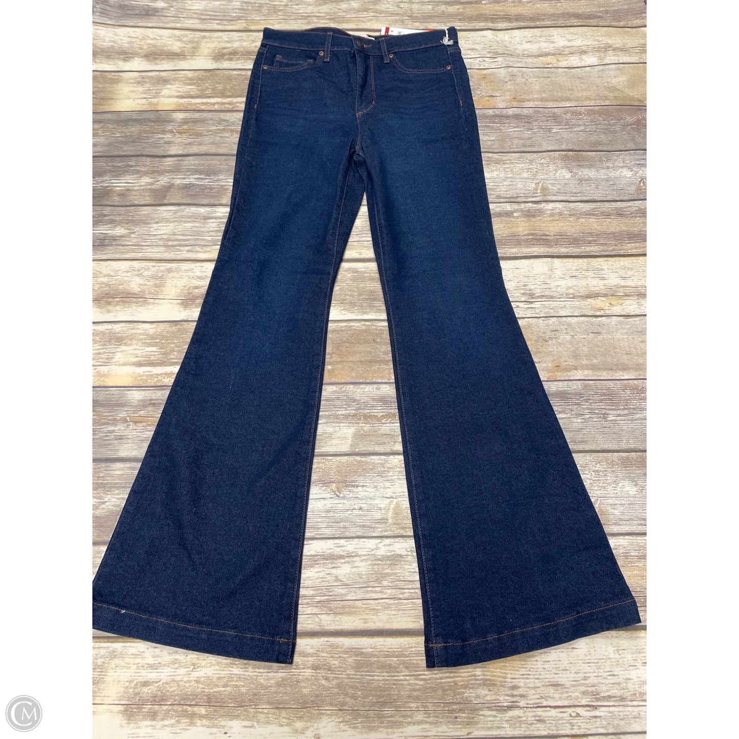 Jeans Flared By Sofia By Sofia Vergara In Blue Denim, Size: 8