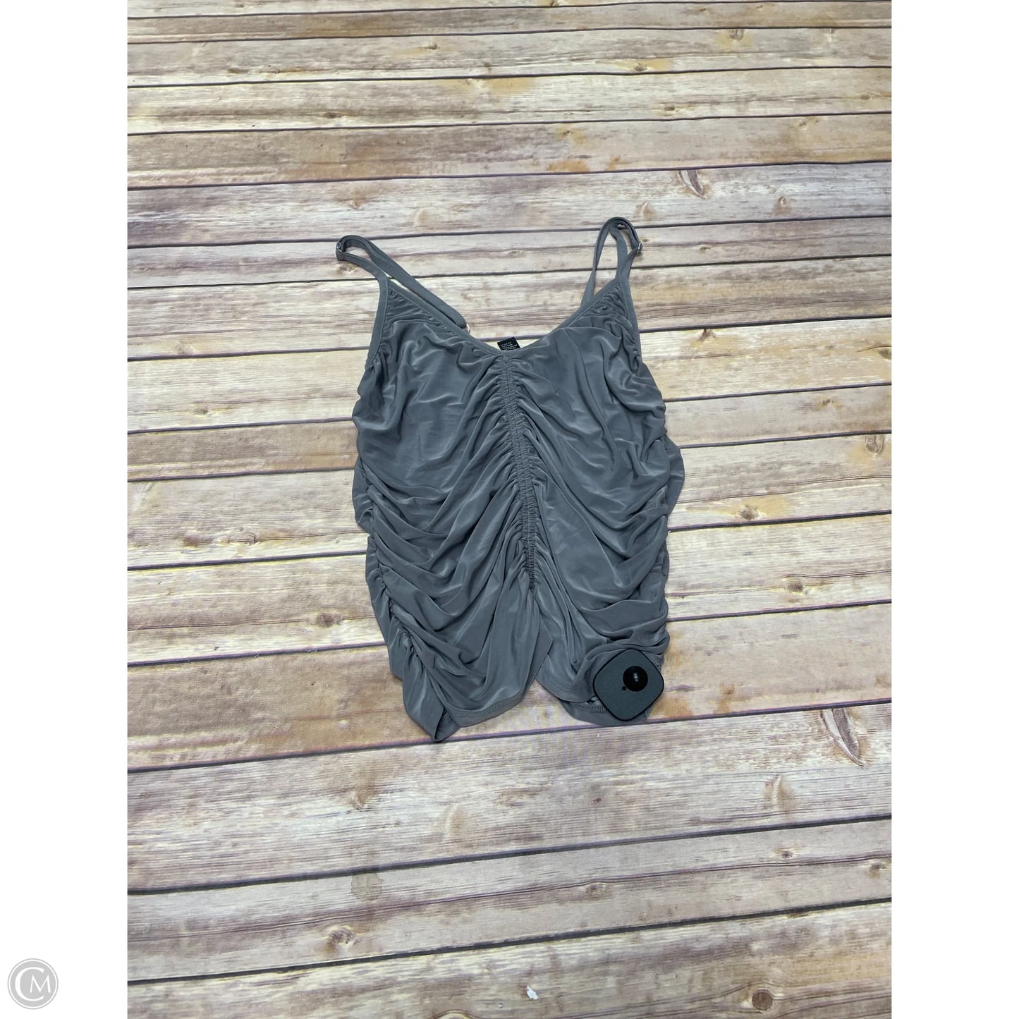 Top Sleeveless By Forever 21 In Silver, Size: S