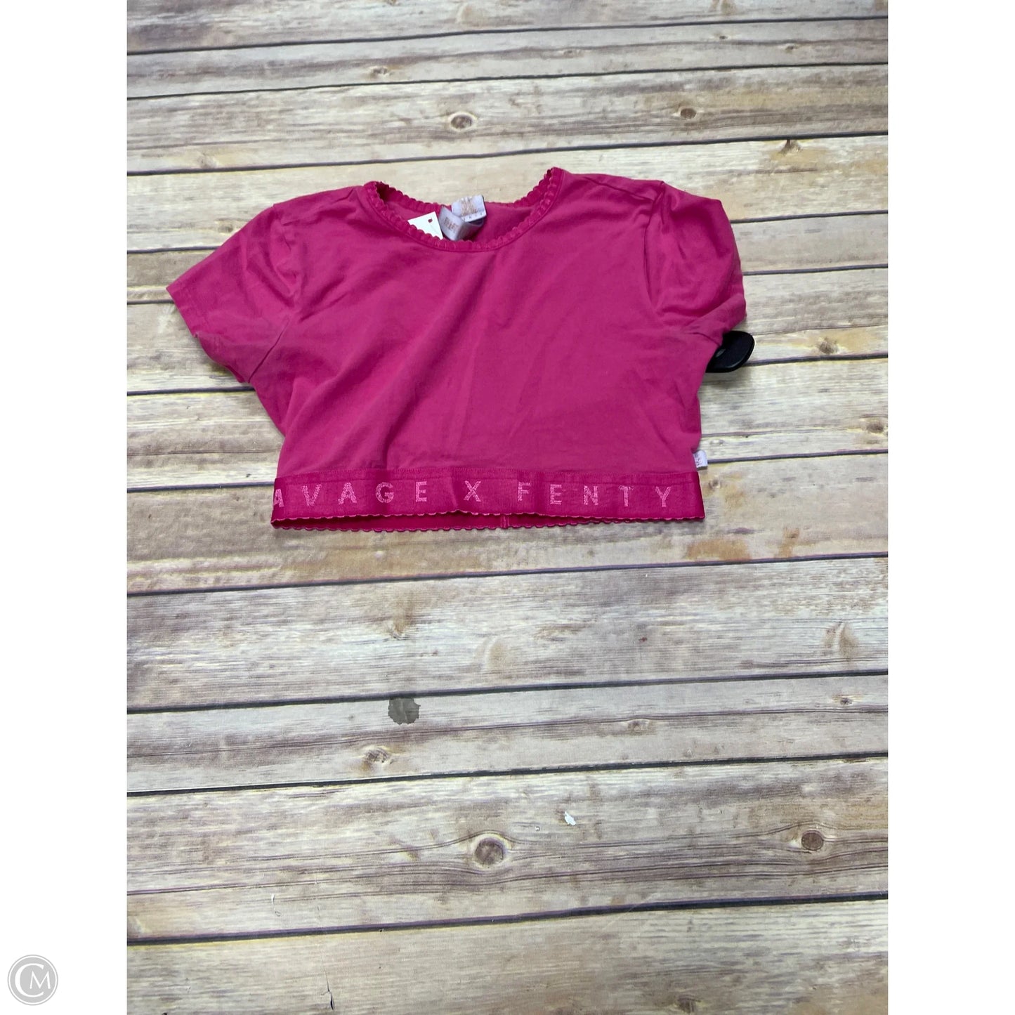 Top Short Sleeve By Savage X Fenty In Pink, Size: Xs