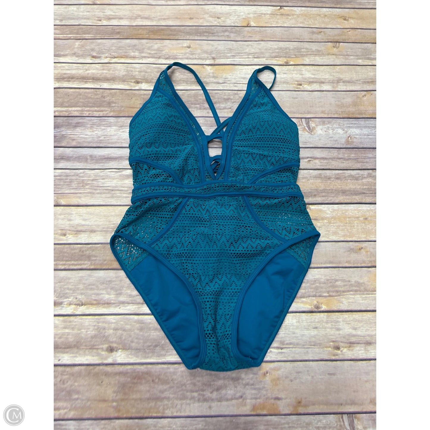 Swimsuit By Cme In Teal, Size: M