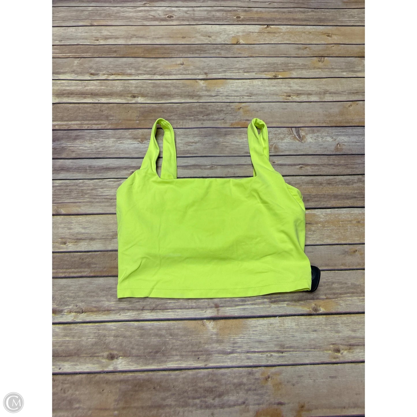 Athletic Bra By Crz Yoga In Yellow, Size: M