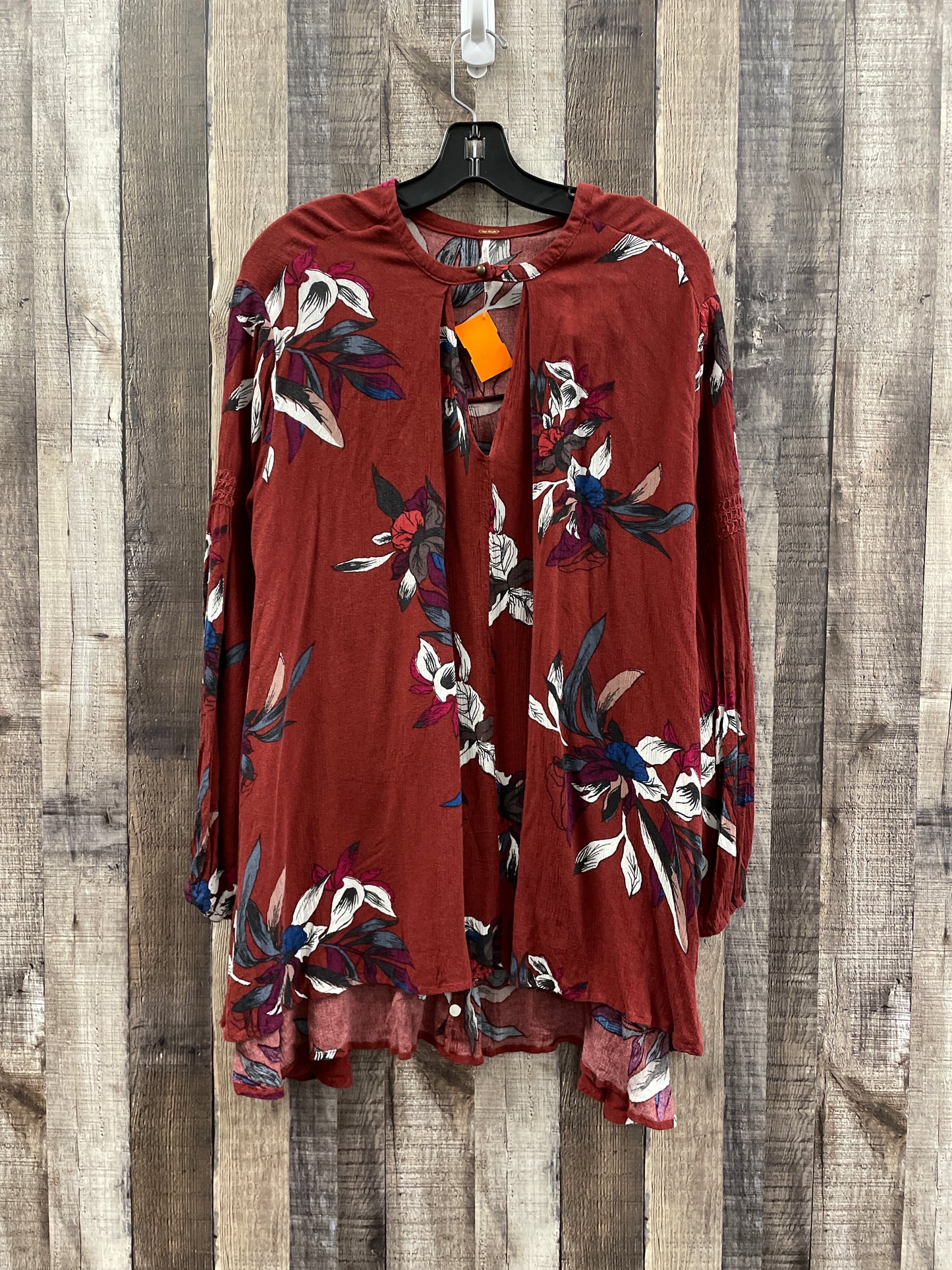 Tunic Long Sleeve By Free People Size: Xs