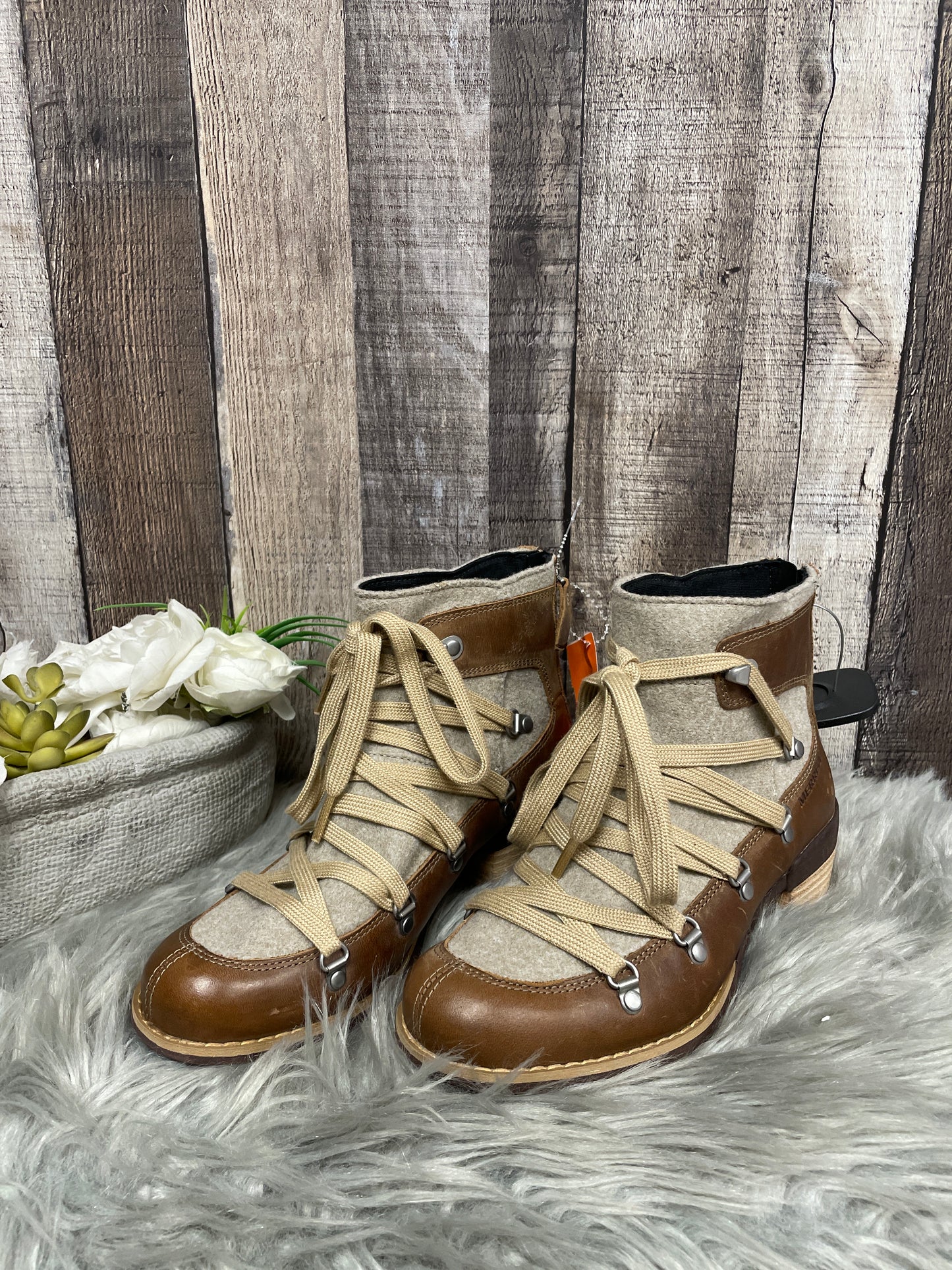 Boots Ankle Heels By Merrell Size: 5.5