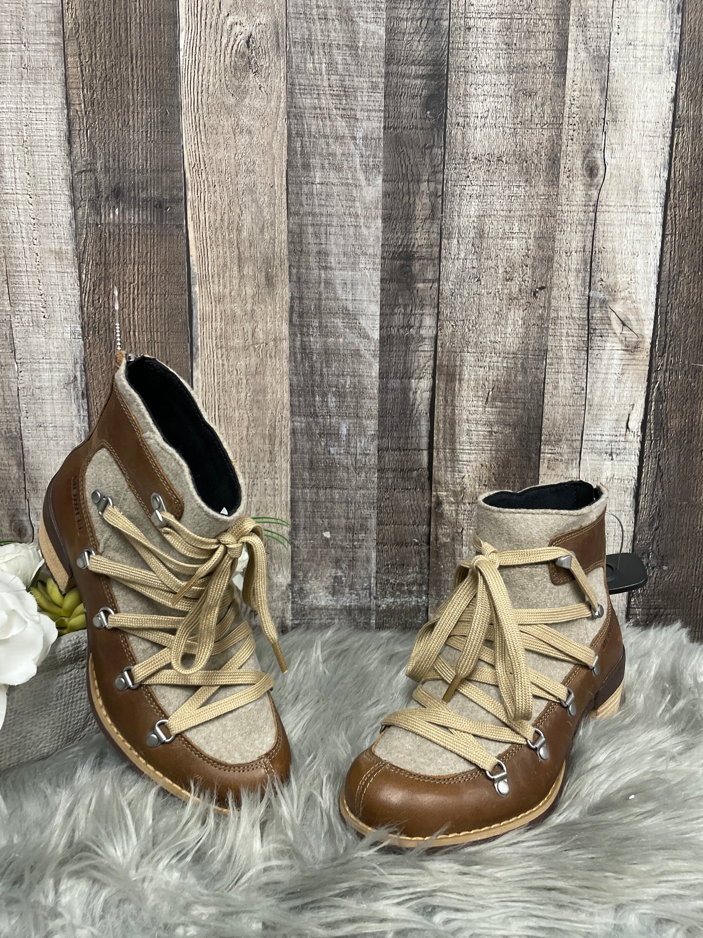 Boots Ankle Heels By Merrell Size: 5.5