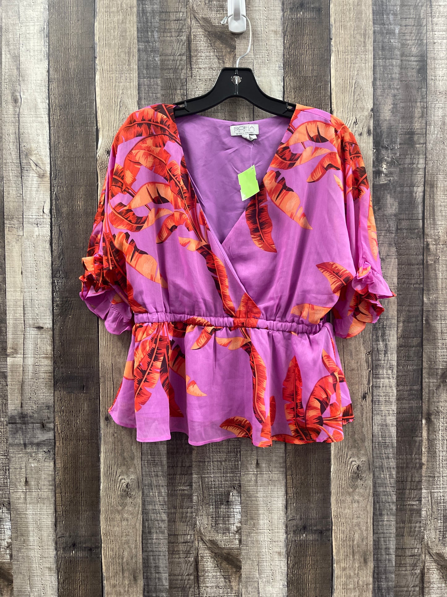 Blouse 3/4 Sleeve By Sofia By Sofia Vergara Size: M